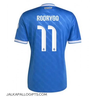 Real Madrid Rodrygo Goes #11 Kolmaspaita 2025-26 Lyhythihainen Real Madrid Rodrygo Goes #11 Kolmaspaita 2025-26 Lyhythihainen